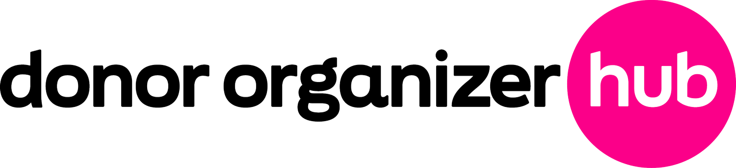 Donor Organizer Hub